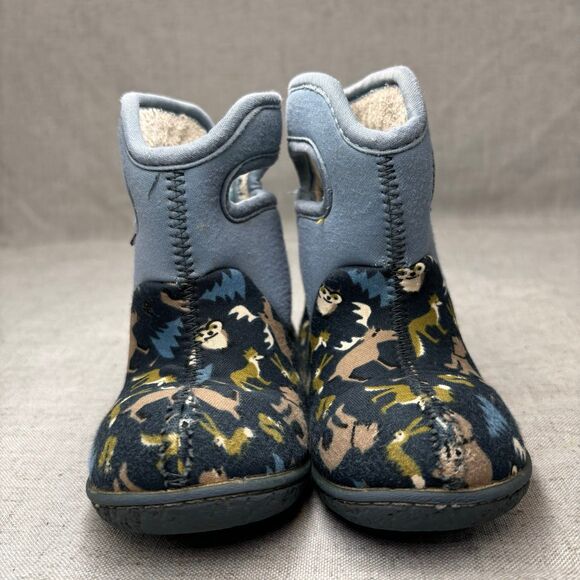Bogs Baby Blue Woodland Insulated Rain Boots Waterproof Winter Boot Size 7 - Picture 3 of 10